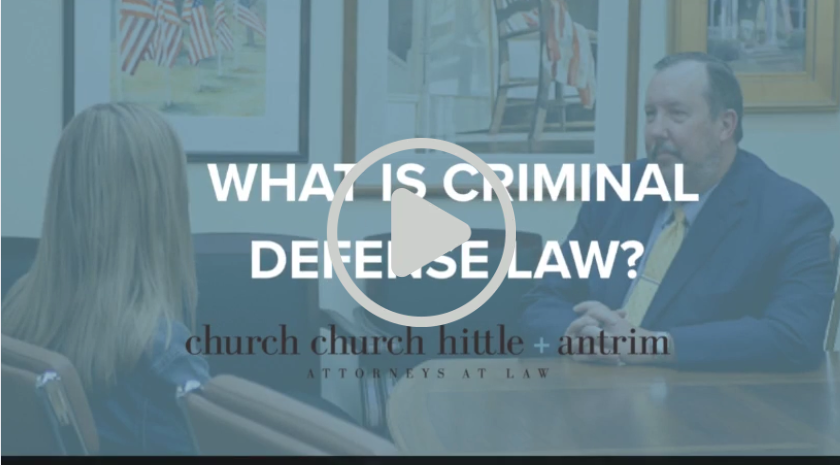 What is Criminal Defense Law?