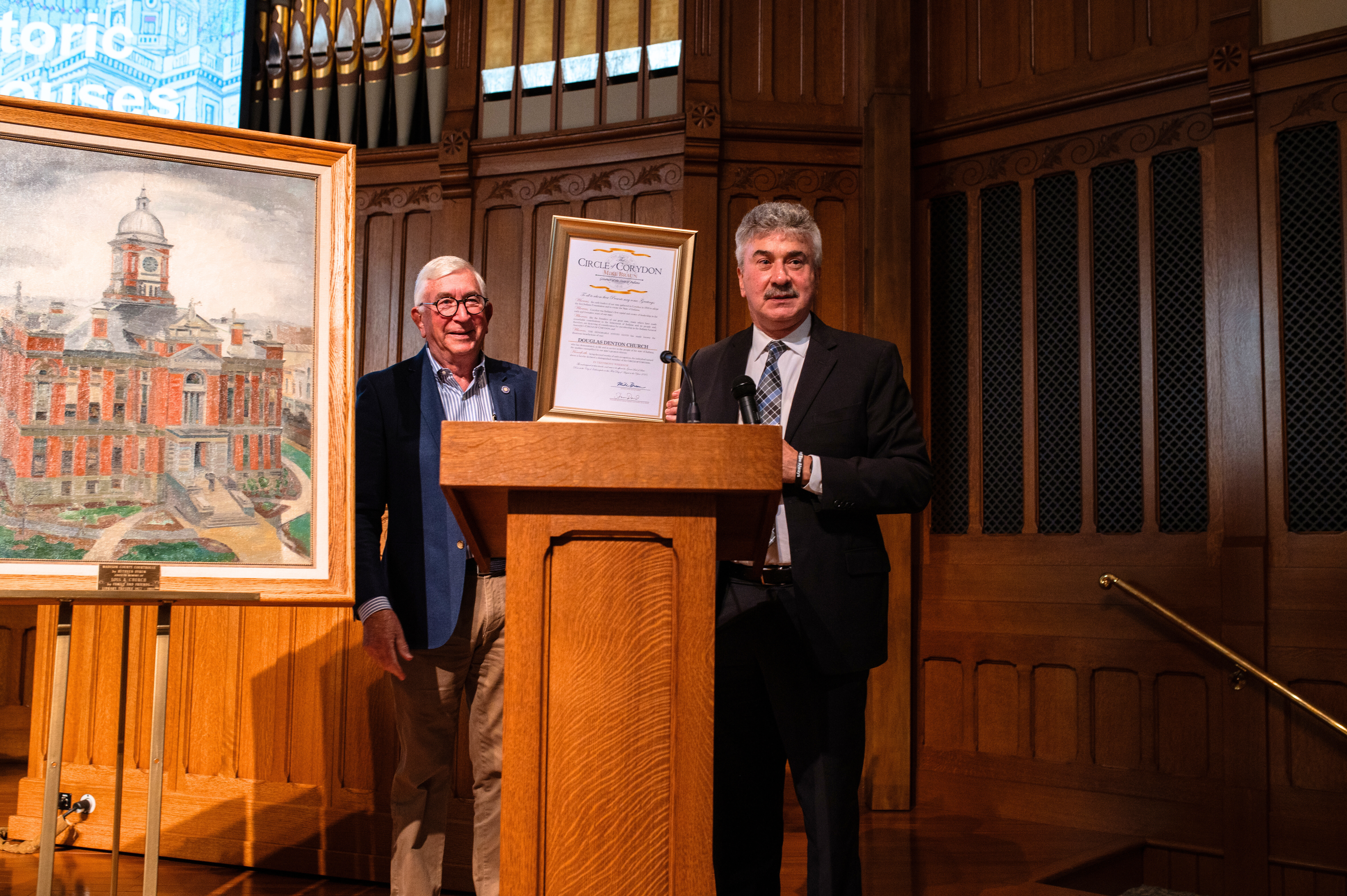 CCHA Laws Doug Church Receives Award