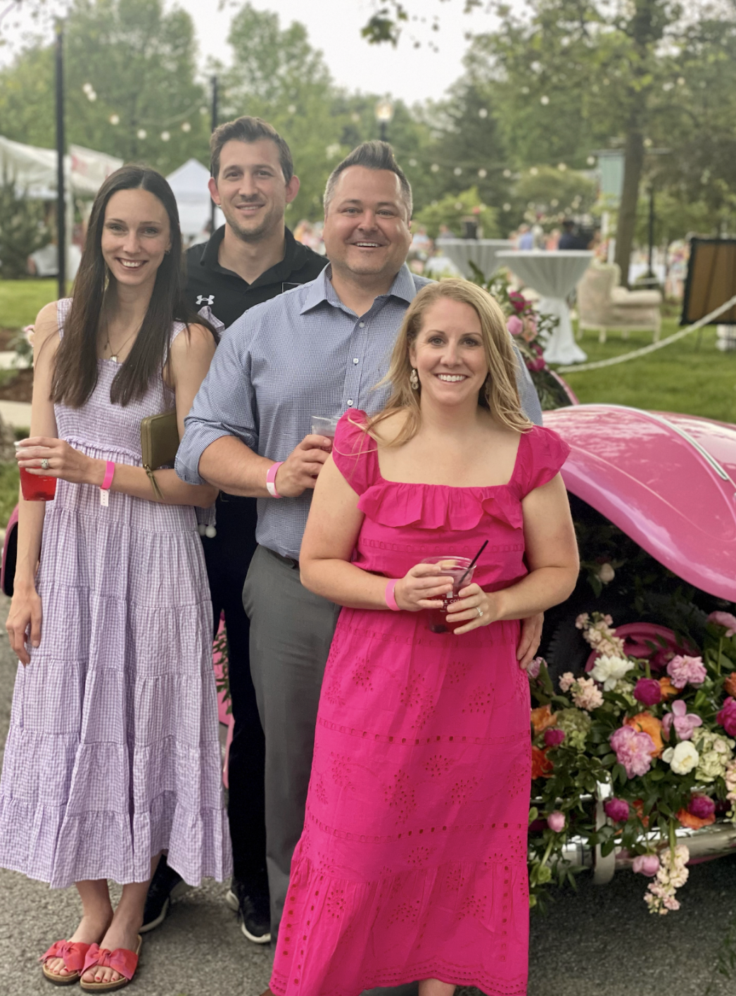 CCHA attorneys attending the peony festival