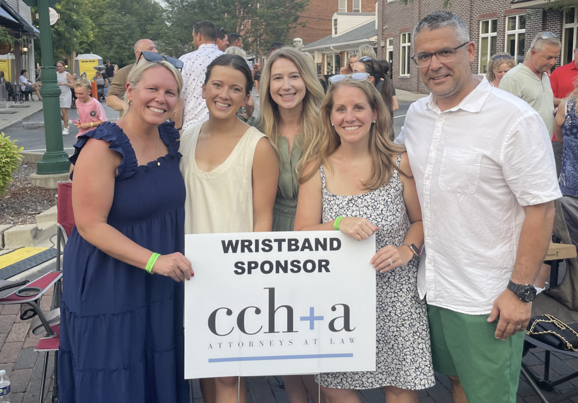CCHA law team at the Zionsville street dance