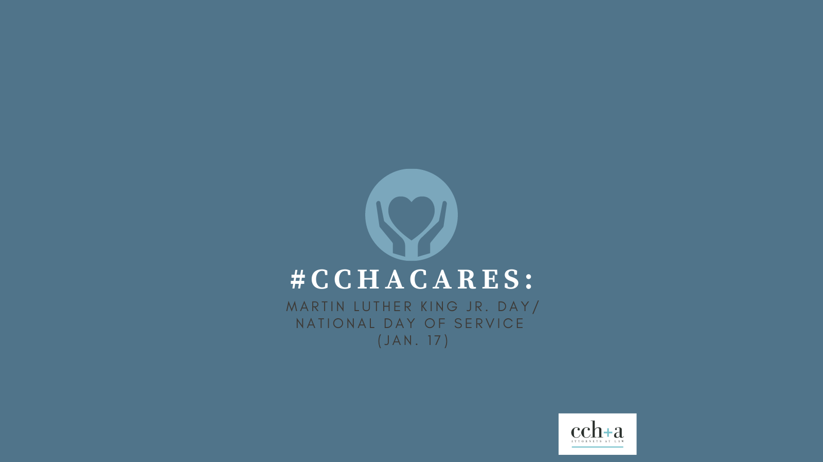 CCHA Cares MLK Day National Day of Service Jan 17 blogtwitter