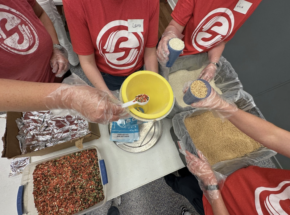 Volunteer work at SERVE