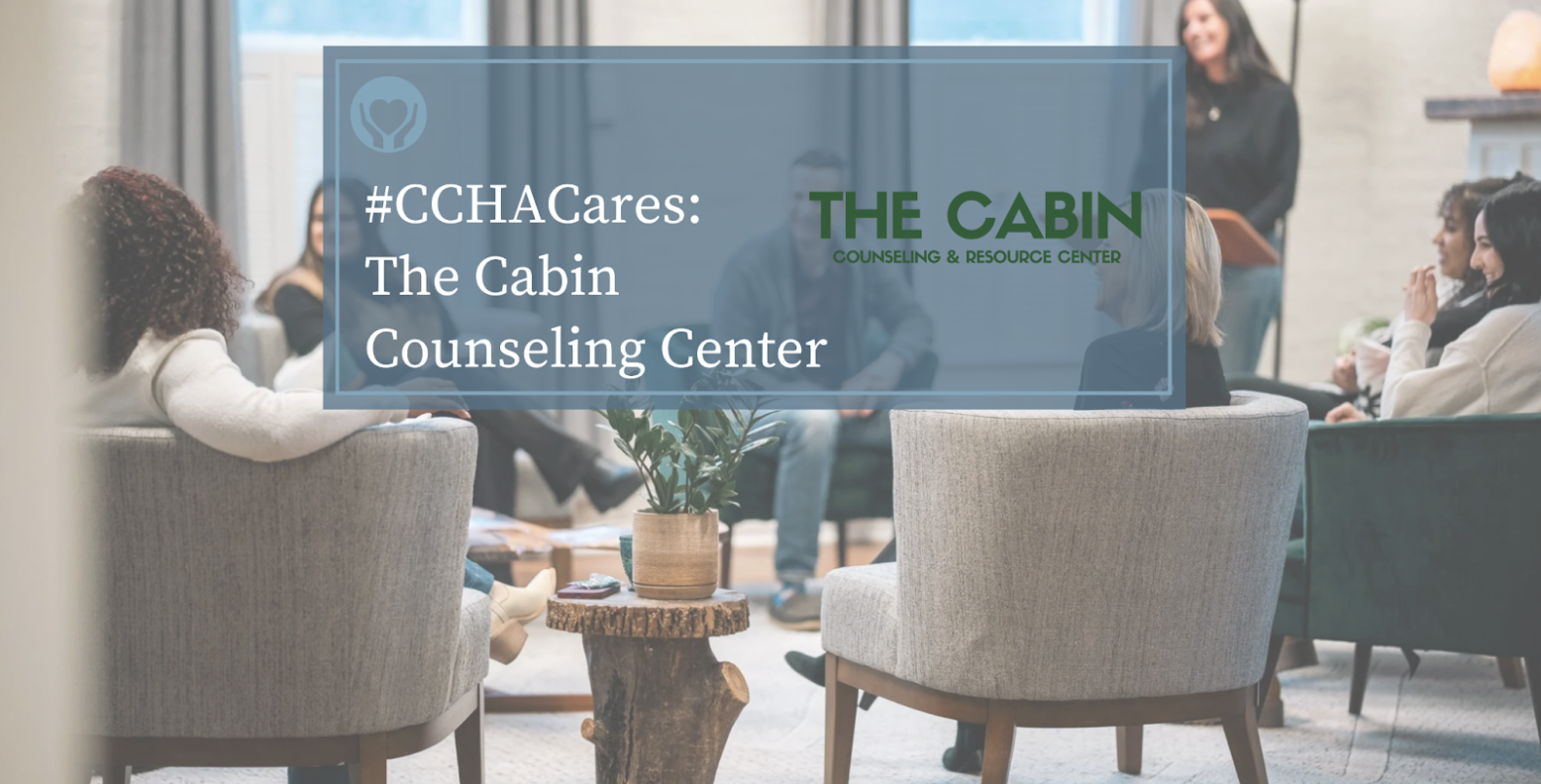 CCHA Cares Header Image people in chairs